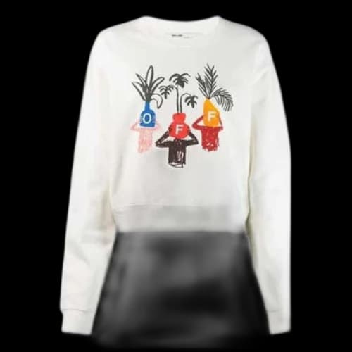 Off-White Graft Arrows Round-neck Sweatshirt White (Women's)