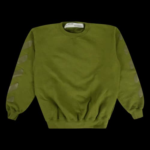 Off-White Arrows Logo Sweater 'Military Green'