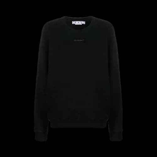 Off-White Signature Arrows Tie Dye Crewneck Sweatshirt 'Black/Multicolor'