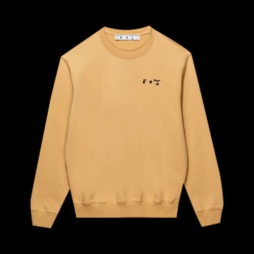 Off-White Logo Sweatshirt 'Sand/Black'