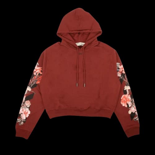 Off-White Floral Sweatshirt 'Red'