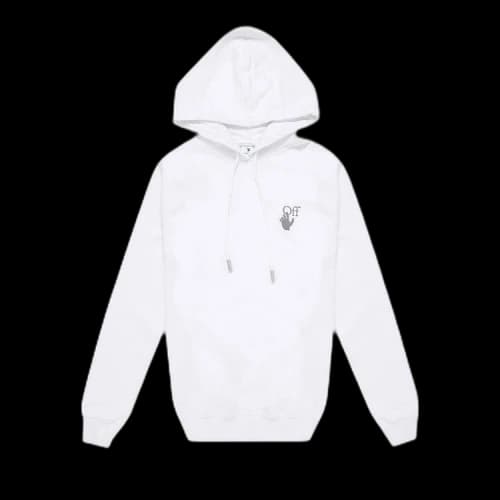 Off-White Chine Arrows Reg Hoodie 'White/Multicolor'