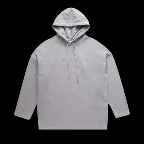 Off-White Swimming Hoodie 'Medium Grey/Black'