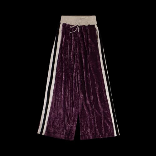 Off-White Crushed Velvet Sweatpants 'Purple'