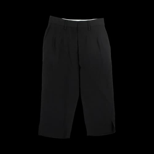 Off-White Side Slit Capri Pants 'Black'
