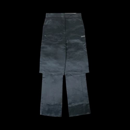 Off-White Layered Tailored Trousers 'Blue'