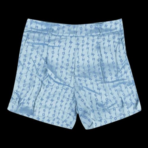 OFF-WHITE Jacquard Logo Shorts Light Blue