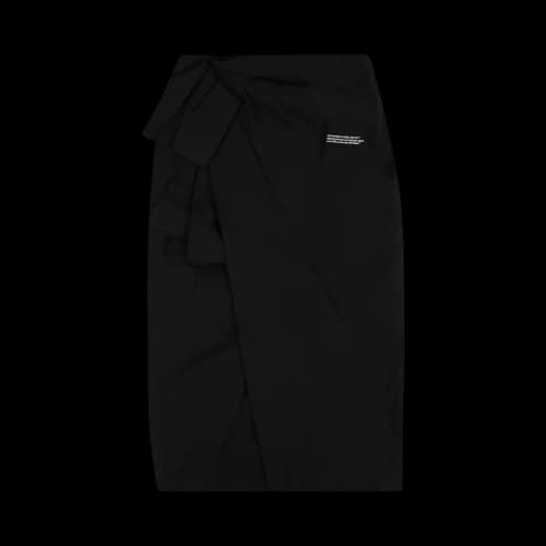 Off-White Wrap Pencil Skirt 'Black'