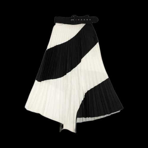 Off-White Spiral Plisse Skirt 'Black'