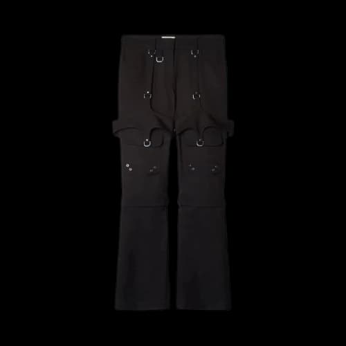 OFF-WHITE Buckle-Detail Cargo Pants Black