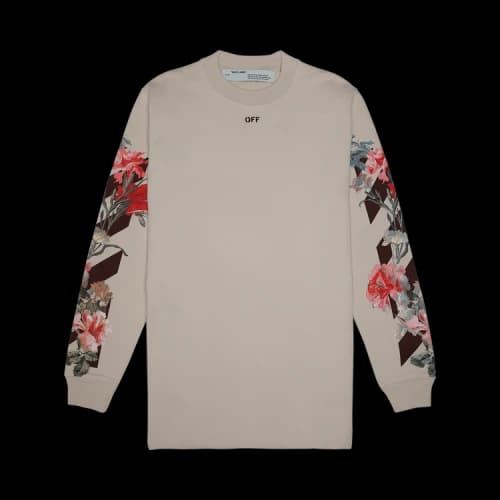 Off-White Flowers Dress 'White'