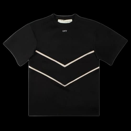 Off-White Intarsia Short Dress 'Black'