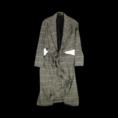Off-White Blazer Dress 'Grey/Green'
