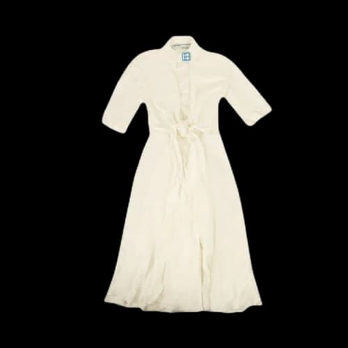 Off-White Logo Patch Cut Out Dress 'White'