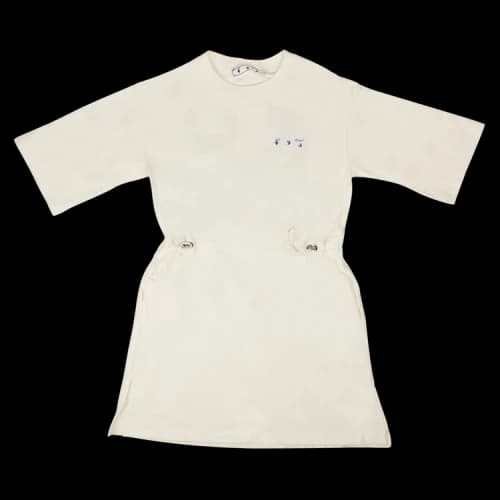 Off-White Flower Arrow T-Shirt Dress 'White'