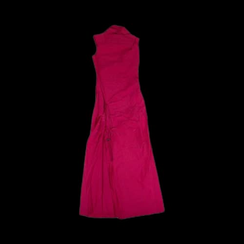 Off-White Short Dna Spiral Split Dress 'Fuchsia'