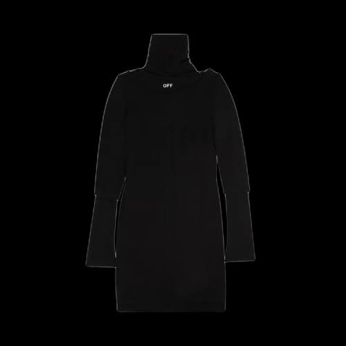 Off-White Second Skin Logo Dress 'Black'