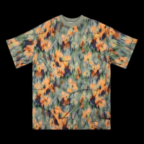 Off-White Fluid Chine Snap T-Shirt Dress 'Multicolor'