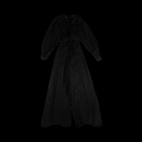 Off-White Sangallo 80's Jumpsuit 'Black'