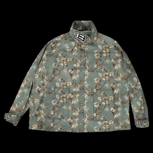Off-White Floral Shirt 'Green'
