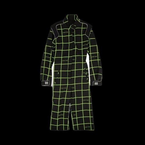 Off-White Logo Tailored Trench Coat 'Black'