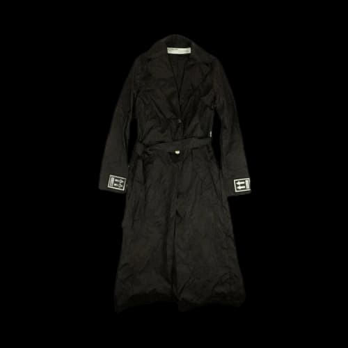 Off-White Check Trench Coat 'Multicolor'