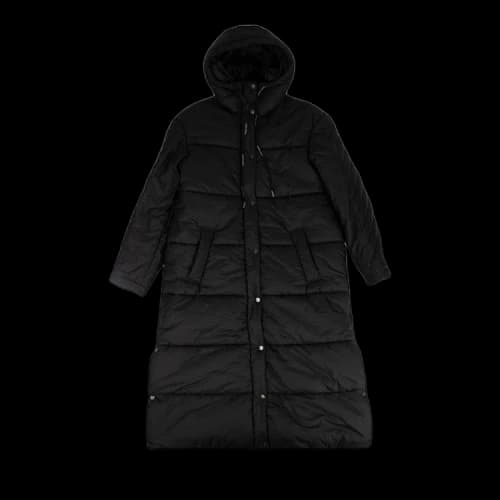 Off-White Hooded Padded Coat 'Black'