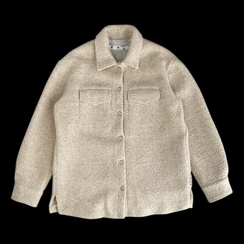 Pre-Owned Off-White Teddy Overshirt 'Beige', From the Closet of Jordan Clarkson