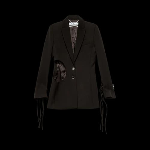 Off-White Circle Strings Jacket 'Black'