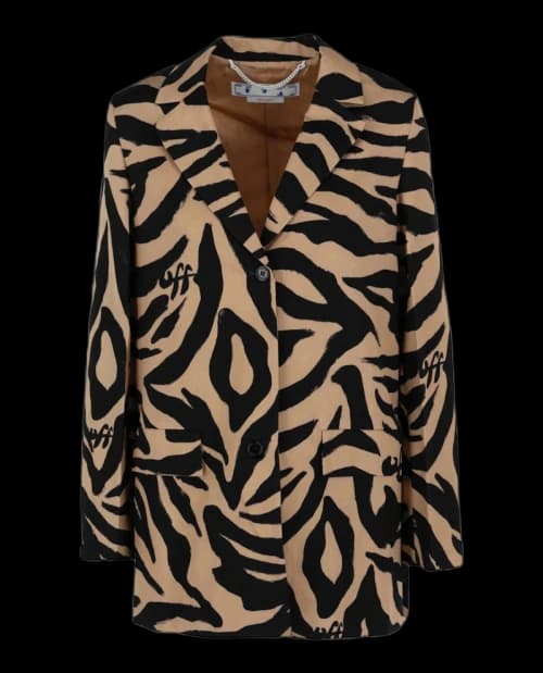 OFF-WHITE Zebra Tomboy Jacket Black