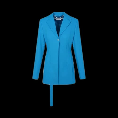 Off-White Cady Relaxed Jacket 'Blue'
