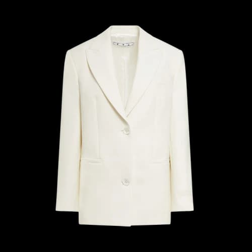Off-White Wool Blend Tomboy Jacket 'White'