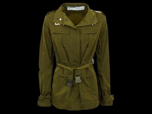 OFF-WHITE Military Field Jacket Olive Green/White