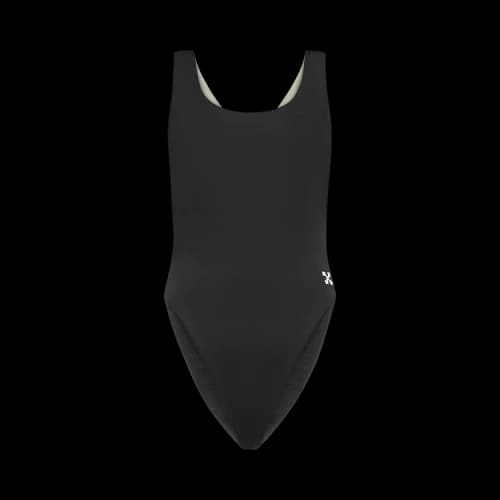 Off-White Logo Band Swimsuit 'Black'