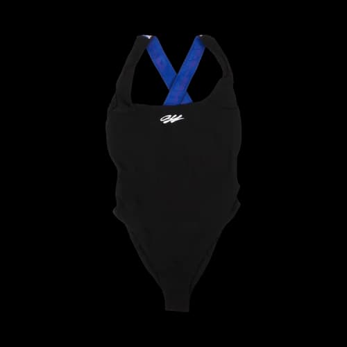 Off-White Tape Swimsuit 'Black/White'