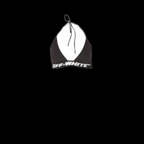 Off-White Logo Band Bikini 'Black'