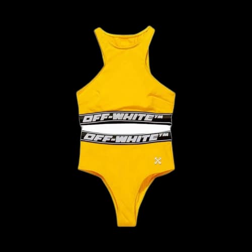 Off-White Logo Bikini 'Lemon Yellow'