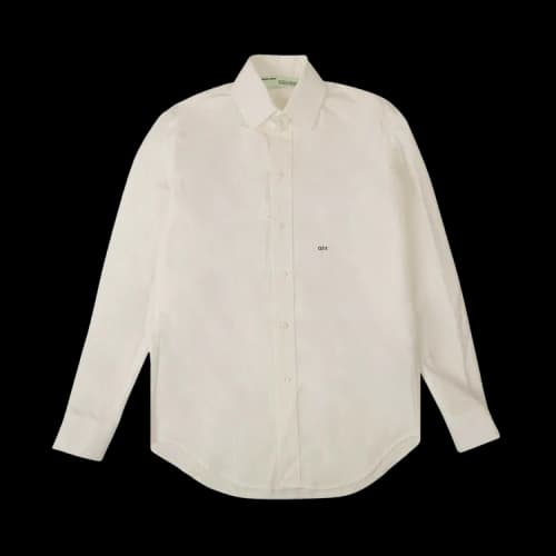 Off-White Embroidered Logo Shirt 'White'