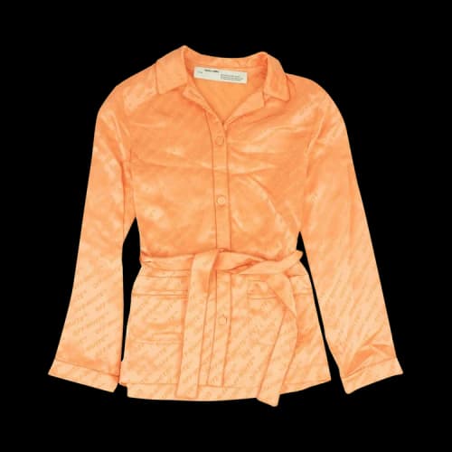 Off-White Pajama Style Shirt 'Orange'