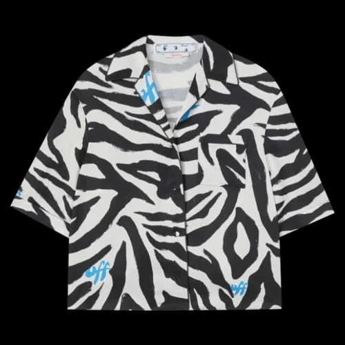 Off-White Zebra Patterned Shirt 'Black'