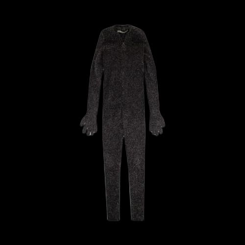 Off-White Metallic Sweater Jumpsuit 'Grey'