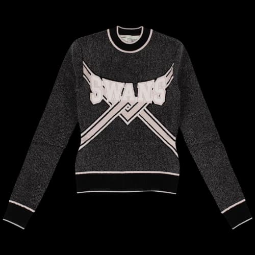 Off-White Swans Crewneck Sweater 'Grey'