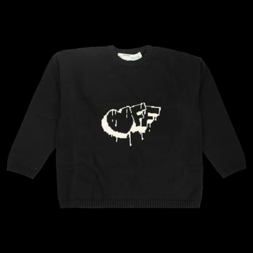 Off-White Knit Sweater 'Black'