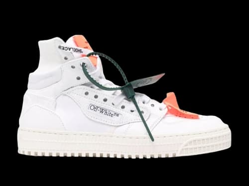 OFF-WHITE Off Court 3.0 Leather Canvas White White Orange (Women's)