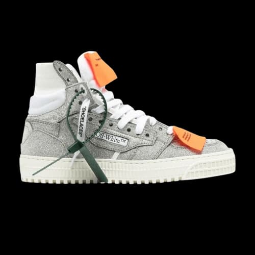 Off-White Off-Court 3.0 High 'Silver Glitter' (Women's)