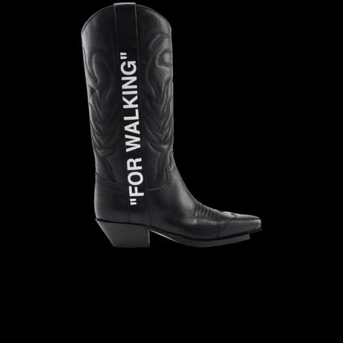 Off-White Cowboy Boot 'For Walking - Black' (Women's)