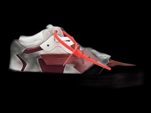 OFF-WHITE 3.0 Floating Arrow White Burgundy (Women's)