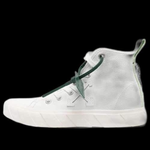 Off-White Vulcanised High-Top Sneaker 'White Green' (Women's)