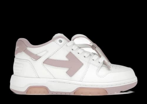 OFF-WHITE Out Of Office OOO Low Tops White Pink (Women's)