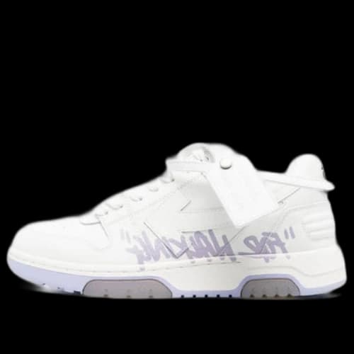 Off-White Out Of Office Low-Top For Walking Sneaker 'White Purple' (Women's)